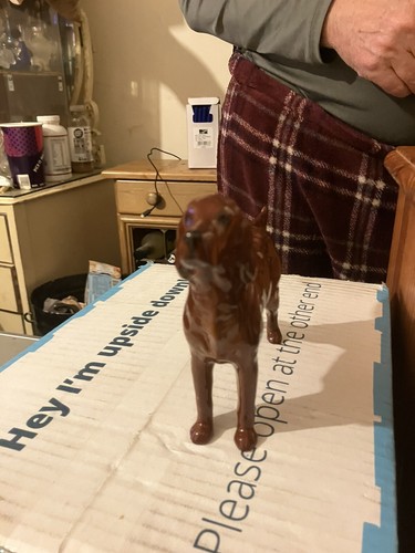 Beswick red setter vintage - red,