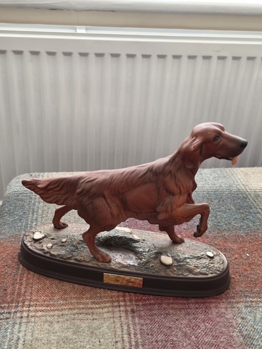 Beswick red setter - beswick, plinth