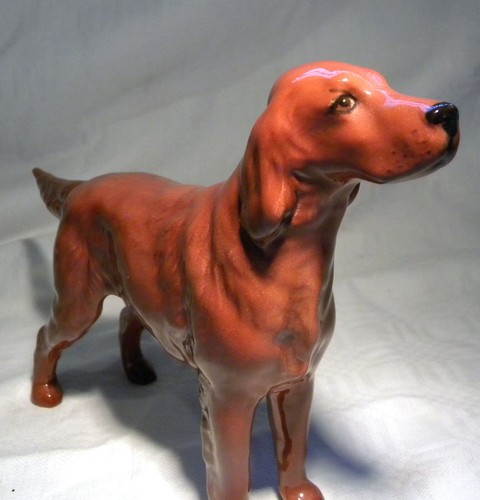 Beswick dog large irish - beswick, red