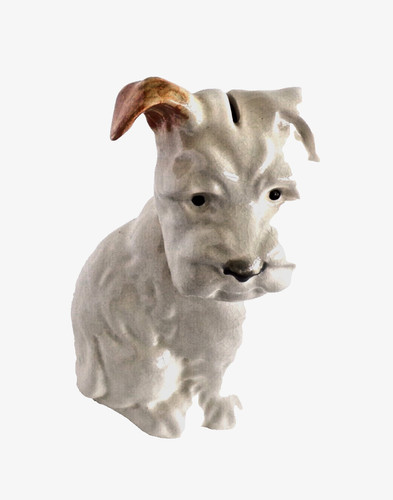 Beswick terrier dog white - terrier,